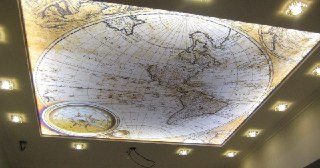 Натяжной потолок с фотопечатью Кондопога, цена от 6293 руб.